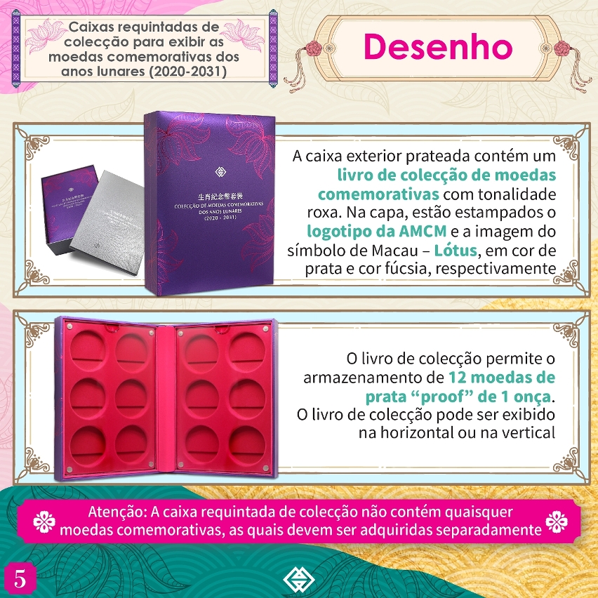 O prazo para subscrição das moedas comemorativas do Ano Lunar do Coelho e a caixa requintada de colecção termina na  sexta-feira