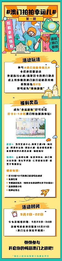 旅遊局“澳門拍拍幸運兒”微信參與方式