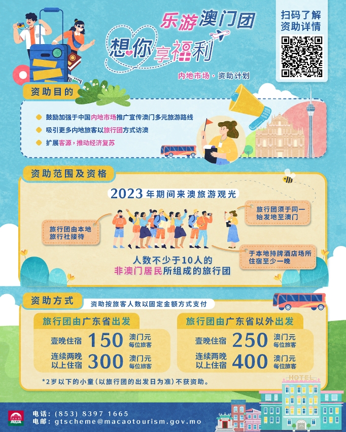 《想你享福利．乐游澳门团》资助计划 - 1