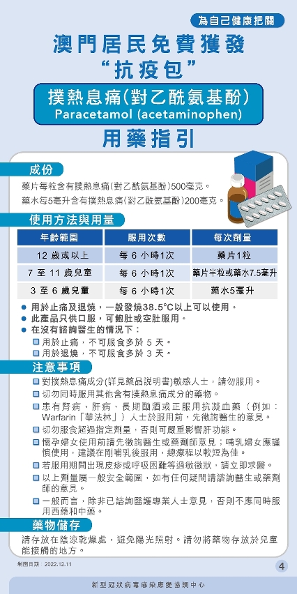 澳門居民免費獲發“抗疫包”4