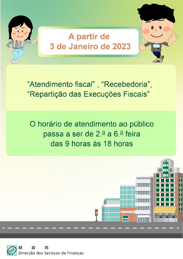 A Direcção dos Serviços de Finanças vai uniformizar o horário de atendimento ao público a partir de Janeiro de 2023