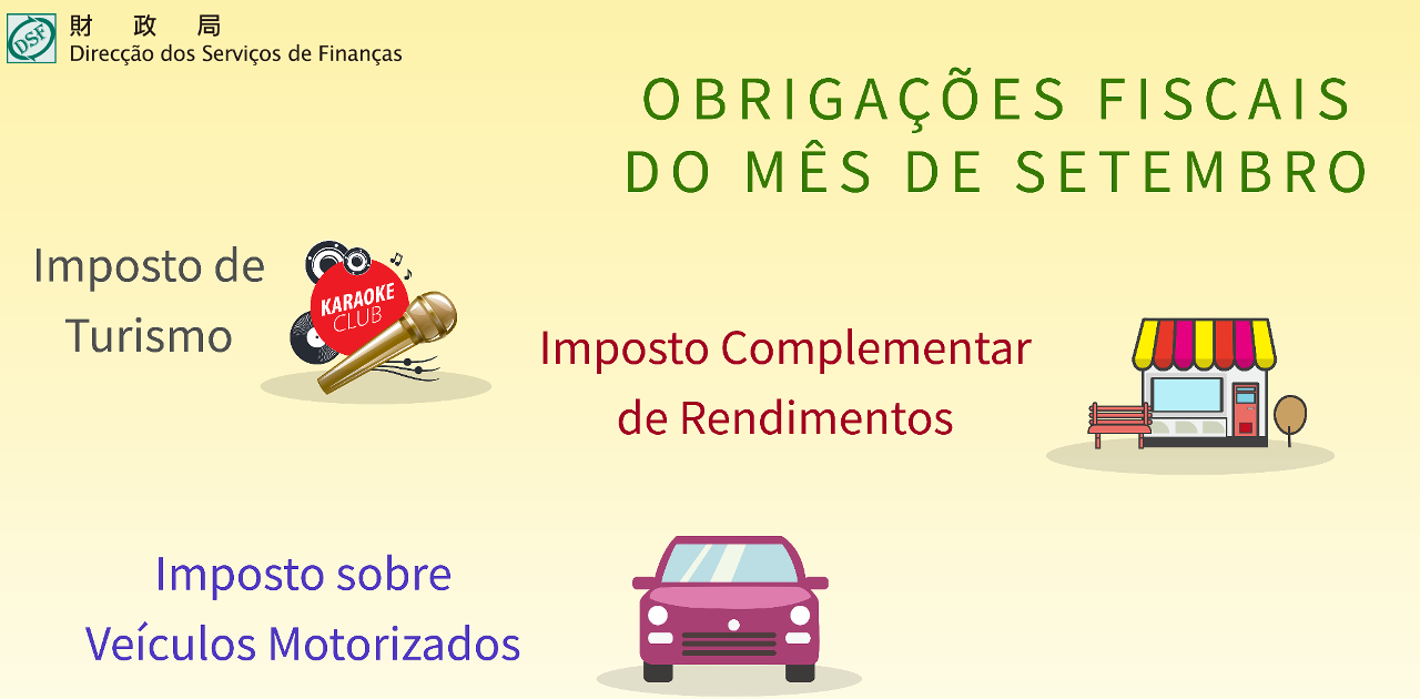Obrigações fiscais do mês de Setembro