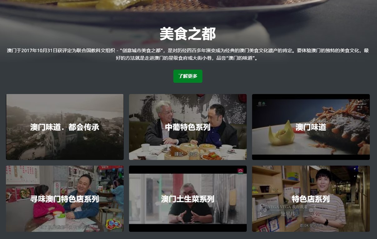 “美食之旅”网站