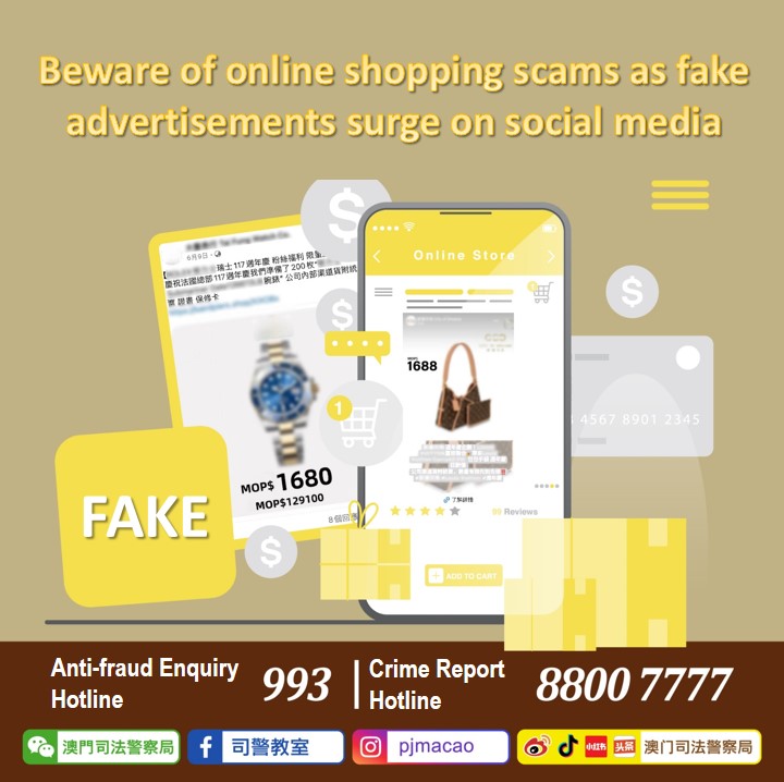 Beware of online shopping scams as fake advertisements surge on social media