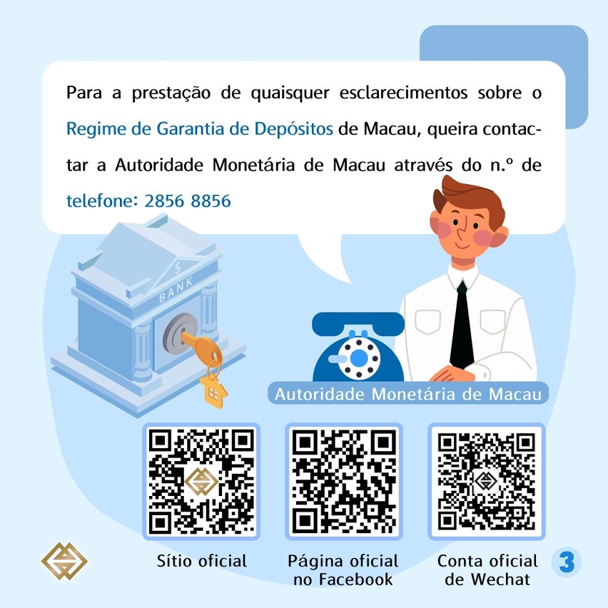 Aumento do limite do valor da compensação do Regime de Garantia de Depósitos para 800 mil patacas, com efeitos a partir de 1 de Outubro de 2024