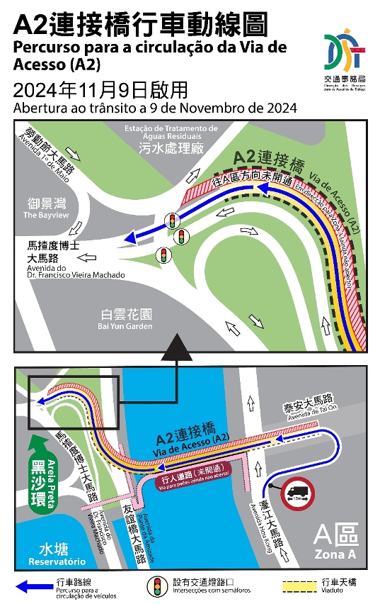 A2连接桥动线图