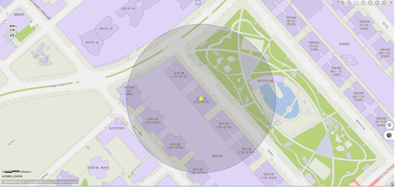 氹仔濠景花園29座櫻花苑一帶滅蚊範圍
