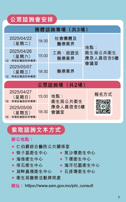 《私營醫療機構業務法律制度》公開諮詢圖文包