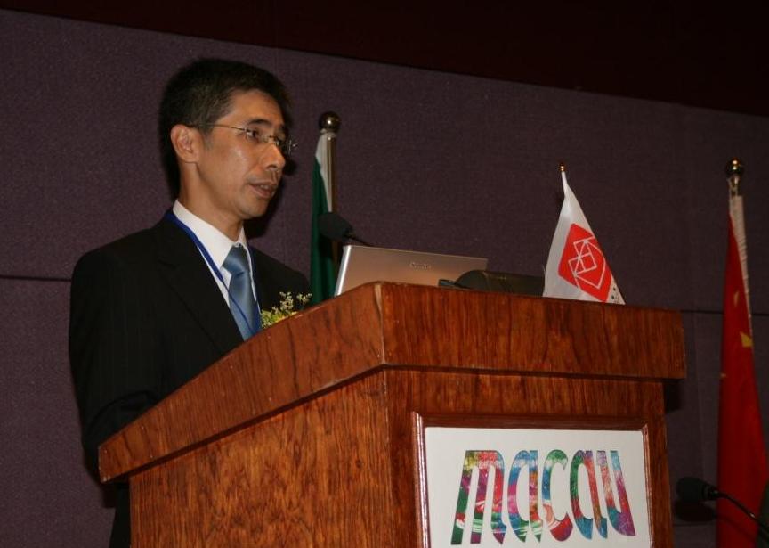 山禮度主任於研討會午宴上致辭