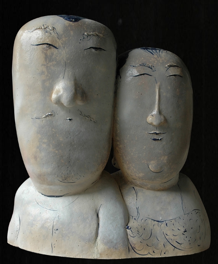 魏華《青花公仔》