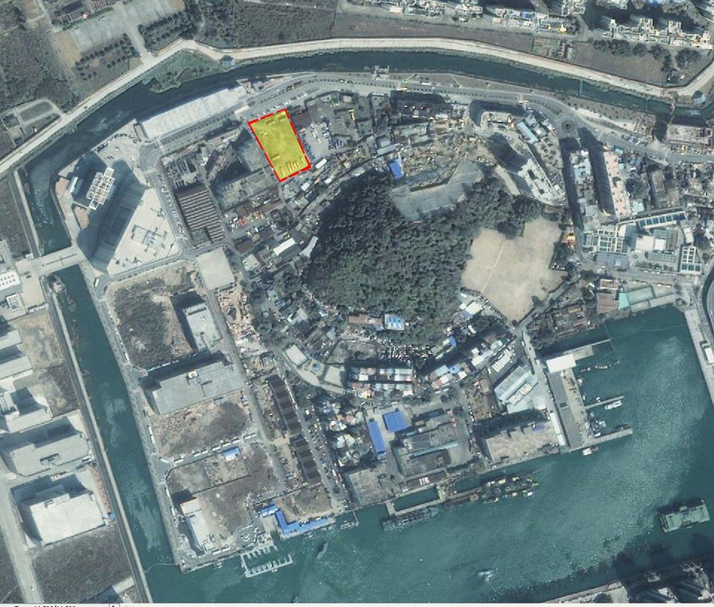 planta de localizacao do deposito tirada por satelite