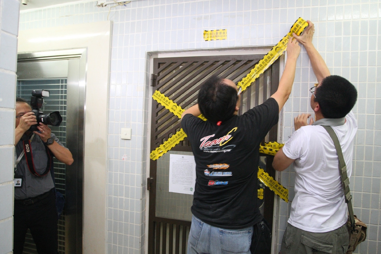 MGTO staff sealed the premise