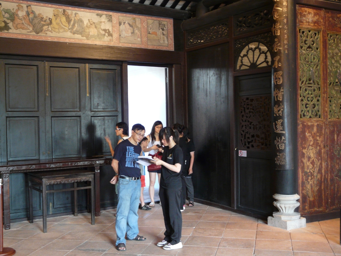 IFT Interns conducting survey to visitors at the Mandarin House