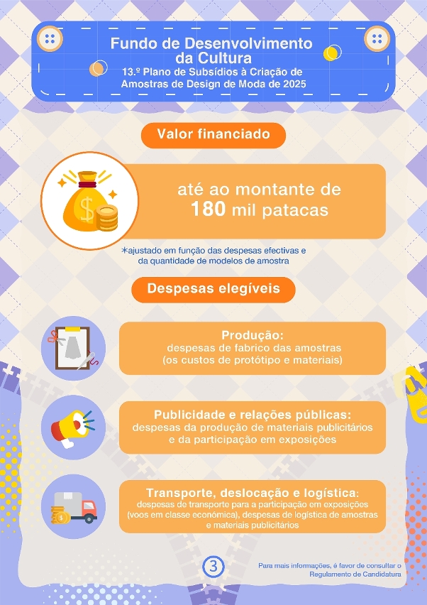 13.º plano de subsídio à criação de amostras de design de moda (3)