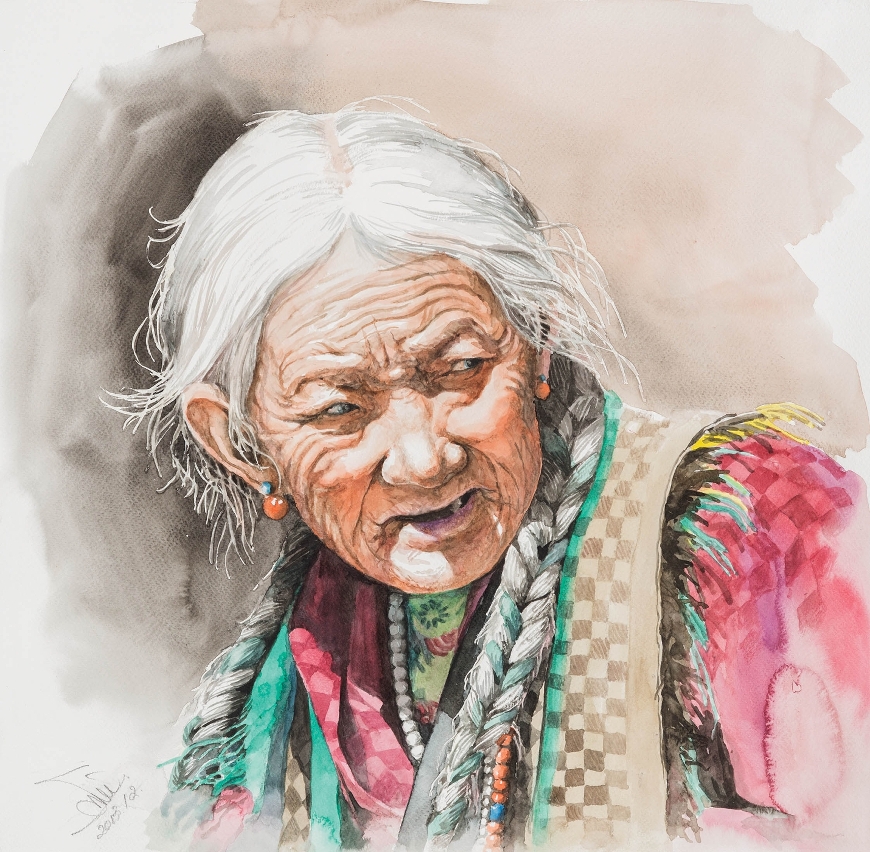 Mulher Tibetana