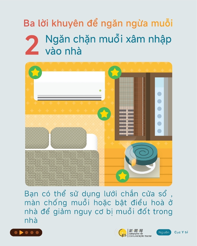 Keep mosquitoes out  ( Vietnamese)