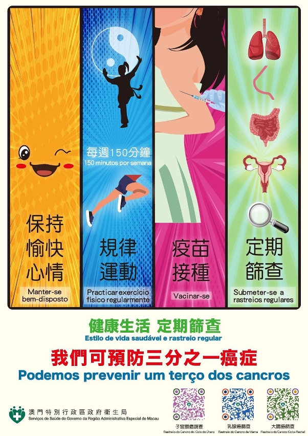 “健康生活  定期篩查”宣傳海報