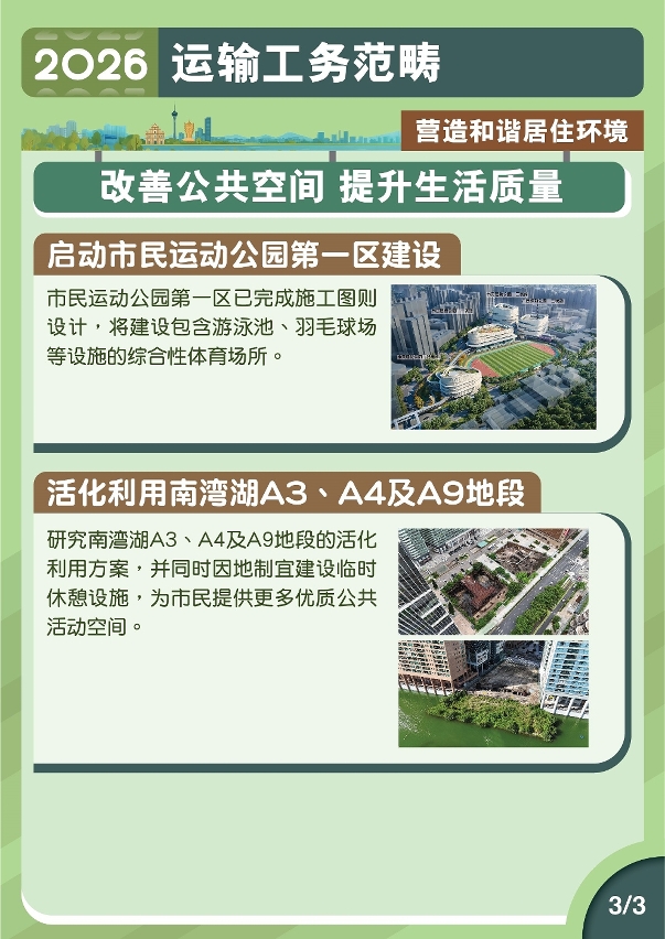 2026年运输工务范畴施政图文包-营造和谐居住环境3