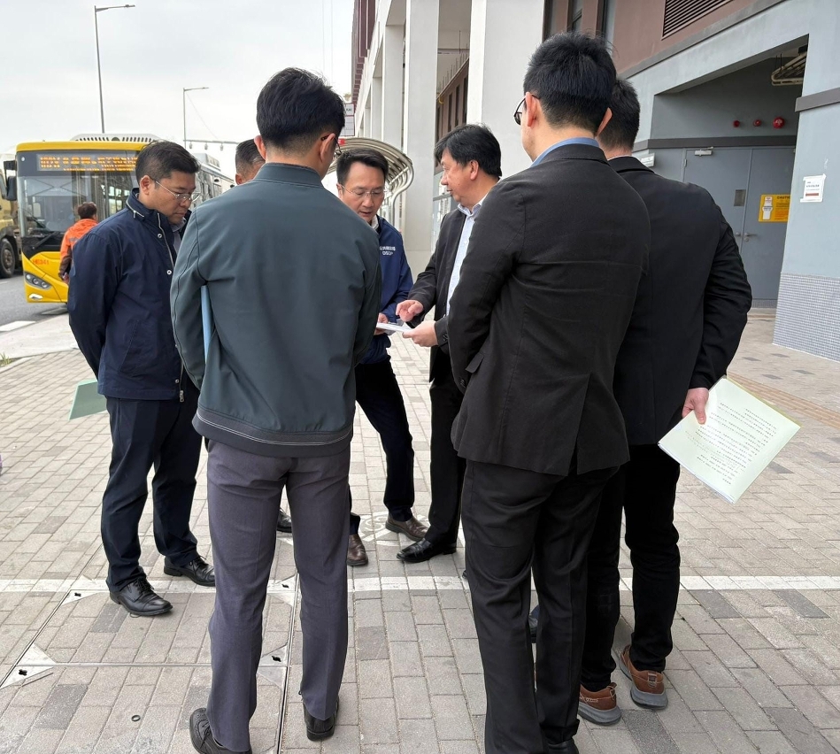 運輸工務司及轄下相關部門再現場實地視察新城A區-2