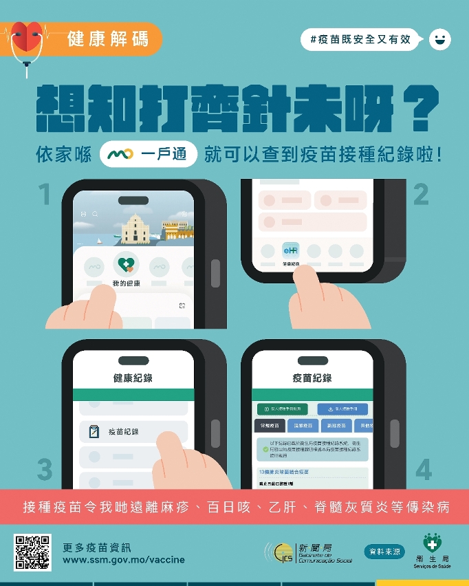 圖文包：一戶通查接種紀錄好方便