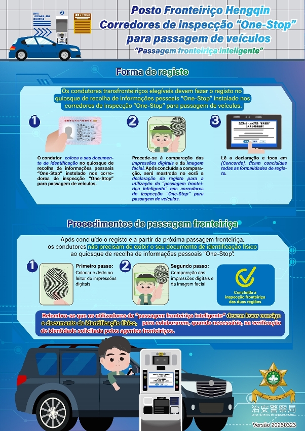 actualização dos corredores de inspecção “one-stop” para passagem de veículos no posto fronteiriço hengqin com a aplicação da “passagem fronteiriça inteligente”