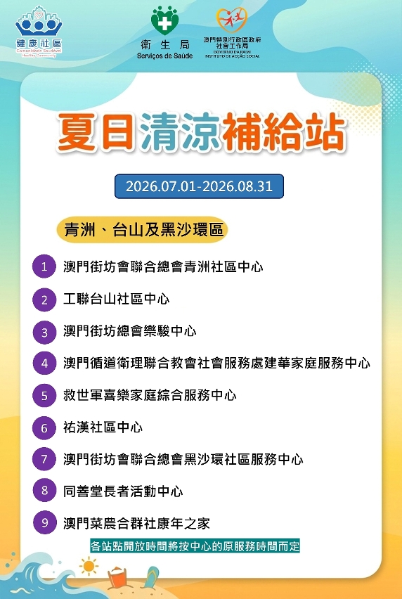 清涼補給站站點