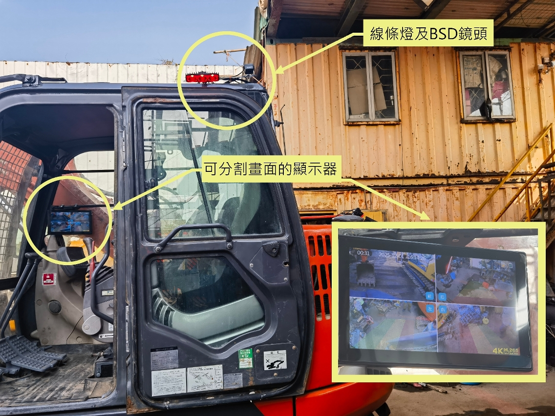 移动机械人工智能警报系统设备示意图