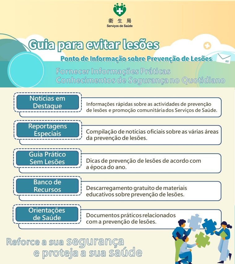 Infografia sobre o "Guia para evitar lesões- Ponto de Informação sobre Prevenção de Lesões"02
