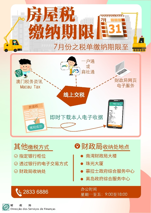 缴纳月份属7月的房屋税，缴纳期限至7月31日