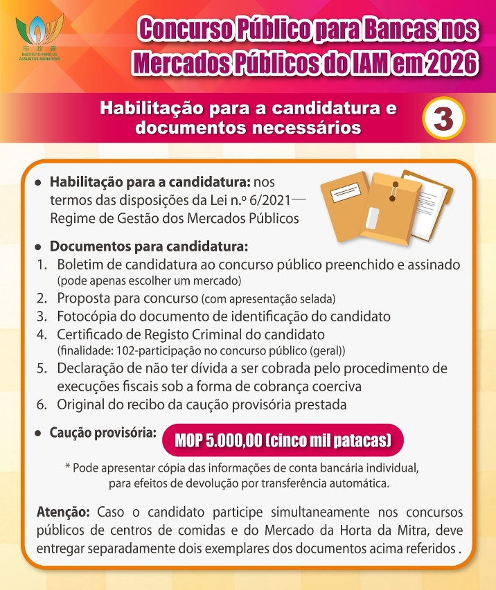 infografia relativa ao concurso público para bancas nos mercados públicos (3.a página)