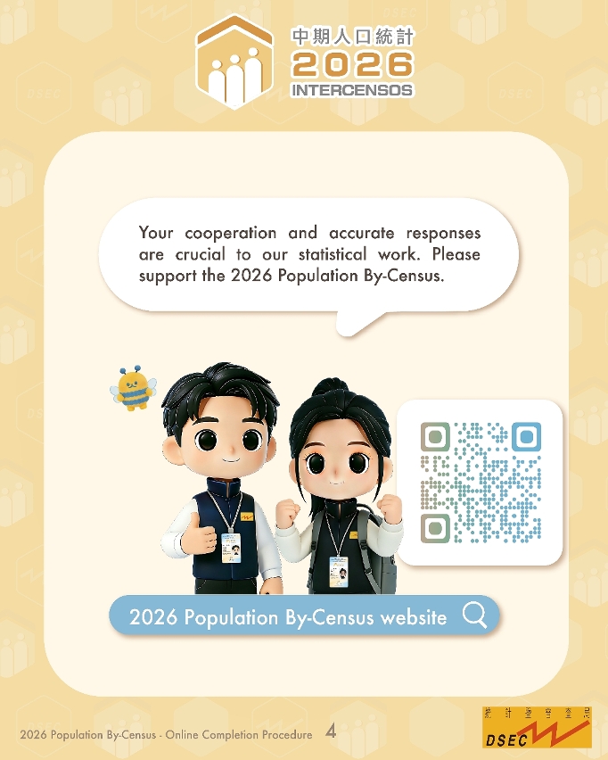 2026 Population by-Census – Online Completion Procedure