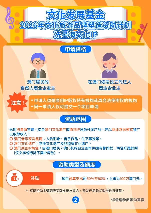 2026年文化旅游品牌塑造资助计划─冼星海文化IP (2)
