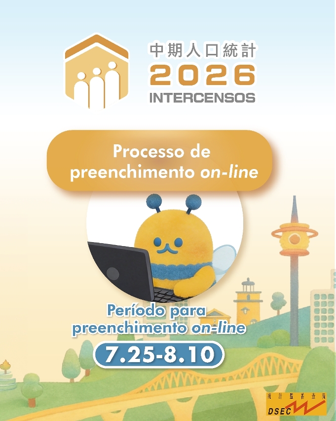 Intercensos 2026 - Processo de preenchimento on-line