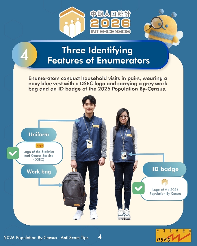 2026 Population By-Census – Anti-Scam Tips