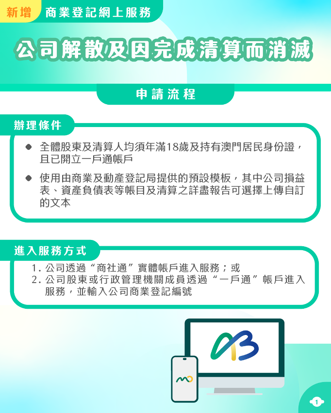 2. 公司解散及因完成清算而消灭的登记申请流程（1）
