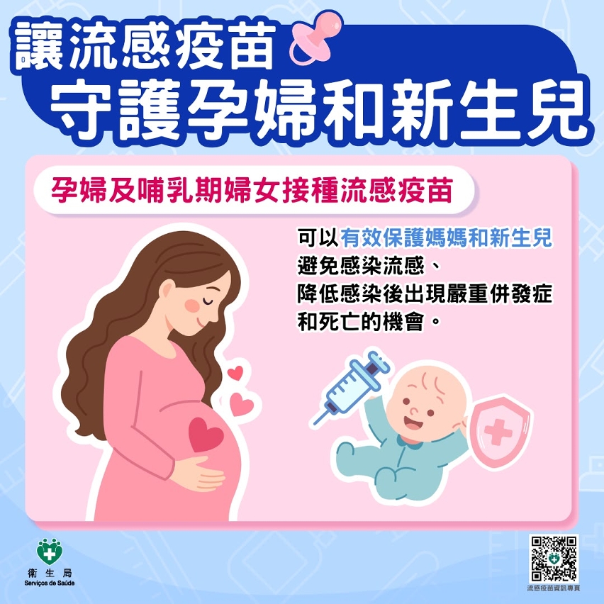 讓流感疫苗守護孕婦和新生兒
