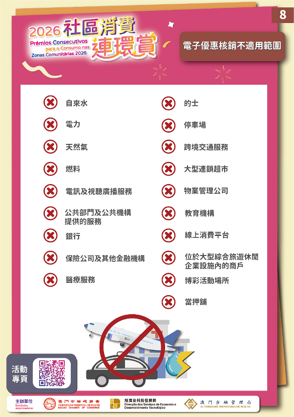 圖文包8.電子優惠不適用範圍