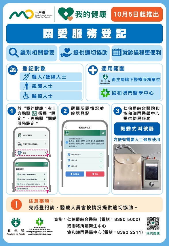 關愛服務登記圖文包